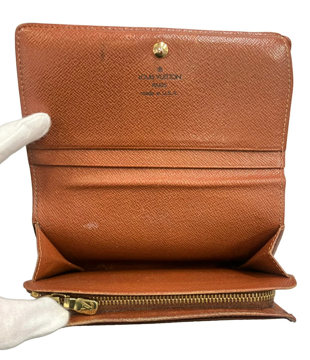 Louis Vuitton Wallet Bi fold Monogram Portefeuille Tresor